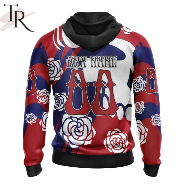 Personalized NHL Montreal Canadiens Special Grateful Dead Gathering Flowers Design Hoodie