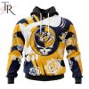 Personalized NHL New Jersey Devils Special Grateful Dead Gathering Flowers Design Hoodie