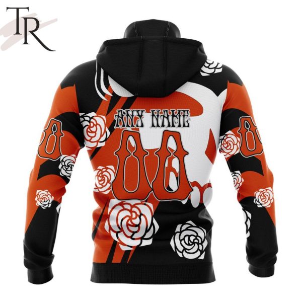 Personalized NHL Philadelphia Flyers Special Grateful Dead Gathering Flowers Design Hoodie