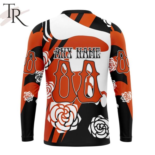 Personalized NHL Philadelphia Flyers Special Grateful Dead Gathering Flowers Design Hoodie