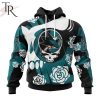 Personalized NHL Pittsburgh Penguins Special Grateful Dead Gathering Flowers Design Hoodie