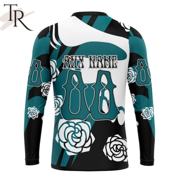 Personalized NHL San Jose Sharks Special Grateful Dead Gathering Flowers Design Hoodie