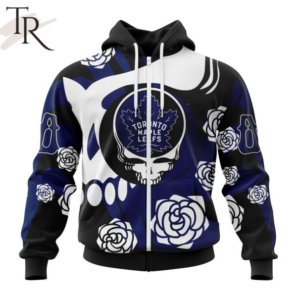 Personalized NHL Toronto Maple Leafs Special Grateful Dead Gathering Flowers Design Hoodie