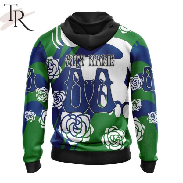 Personalized NHL Vancouver Canucks Special Grateful Dead Gathering Flowers Design Hoodie