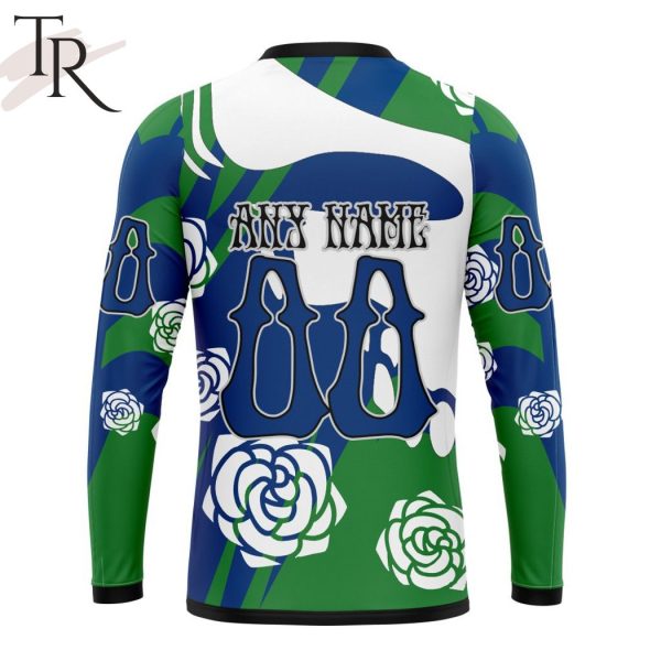 Personalized NHL Vancouver Canucks Special Grateful Dead Gathering Flowers Design Hoodie