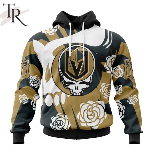 Personalized NHL Vegas Golden Knights Special Grateful Dead Gathering Flowers Design Hoodie