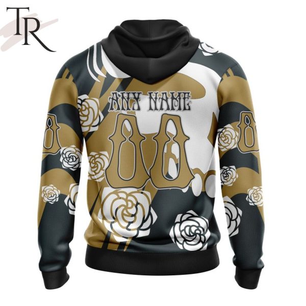 Personalized NHL Vegas Golden Knights Special Grateful Dead Gathering Flowers Design Hoodie