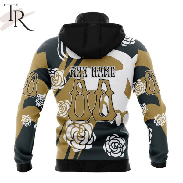 Personalized NHL Vegas Golden Knights Special Grateful Dead Gathering Flowers Design Hoodie