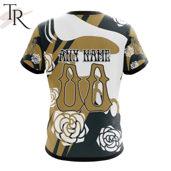 Personalized NHL Vegas Golden Knights Special Grateful Dead Gathering Flowers Design Hoodie