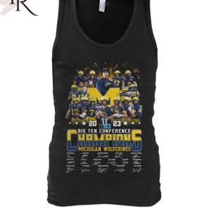 2023 Big Ten Conference Champions Michigan Wolverines T-Shirt