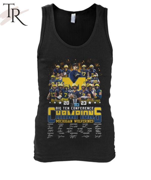 2023 Big Ten Conference Champions Michigan Wolverines T-Shirt