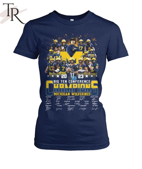 2023 Big Ten Conference Champions Michigan Wolverines T-Shirt