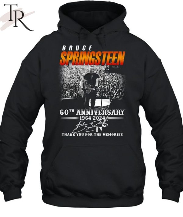 Bruce Springsteen 60th Anniversary 1964 – 2024 Thank You For The Memories T-Shirt