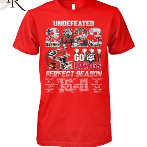 Undefeated Georgia Bulldogs Perfect Season T-Shirt