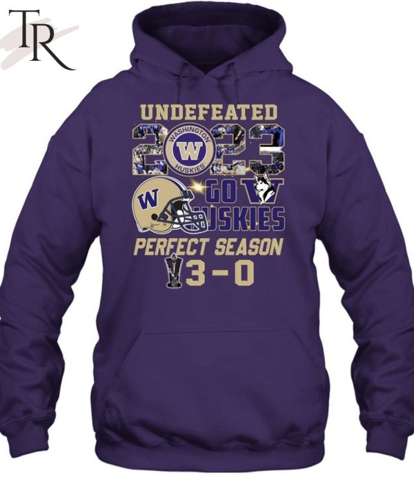 Washington Huskies Undefeated Go Huskies Perfect Season T-Shirt