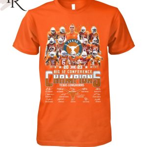 2023 Big 12 Conference Champions Texas Longhorns T-Shirt