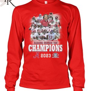 2023 SEC Championship Alabama Crimson Tide Champions T-Shirt
