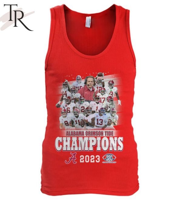 2023 SEC Championship Alabama Crimson Tide Champions T-Shirt