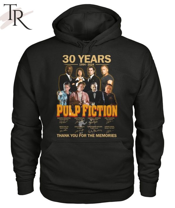 30 Years 1994 – 2024 Pulp Fiction Thank You For The Memories T-Shirt