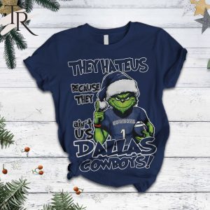 They Hate Us Because They Ain’t Us Dallas Cowboys Pajamas Set
