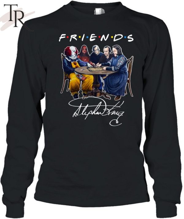 Friends Stephen King Horror Characters Signature T-Shirt