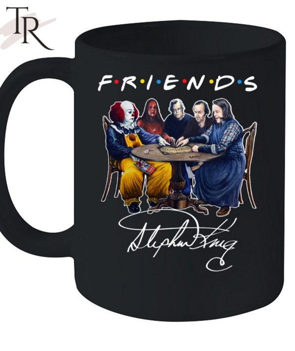 Friends Stephen King Horror Characters Signature T-Shirt