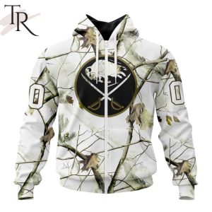 NHL Buffalo Sabres Special White Winter Hunting Camo Design Hoodie