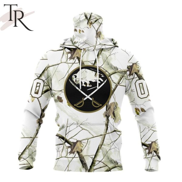 NHL Buffalo Sabres Special White Winter Hunting Camo Design Hoodie