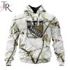 NHL New York Islanders Special White Winter Hunting Camo Design Hoodie
