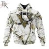 NHL San Jose Sharks Special White Winter Hunting Camo Design Hoodie
