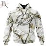 NHL St. Louis Blues Special White Winter Hunting Camo Design Hoodie