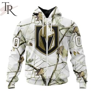 NHL Vegas Golden Knights Special White Winter Hunting Camo Design Hoodie