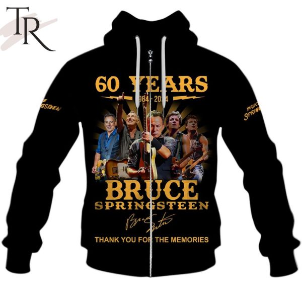 Celebrating 60 Years 1964 – 2024 of Bruce Springsteen’s Singing Career Thank You For The Memories Hoodie