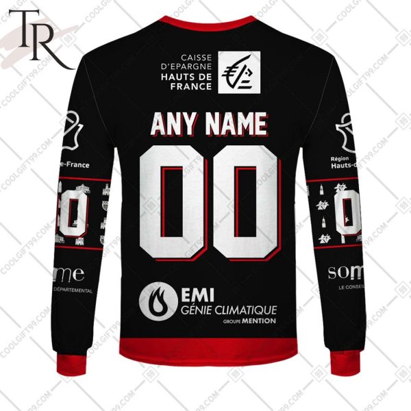 Personalized FR Hockey – Gothiques d Amiens Home Jersey Style Hoodie
