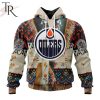 NHL Detroit Red Wings Special Native Costume Design Hoodie