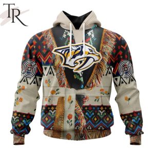 NHL Nashville Predators Special Native Costume Design Hoodie