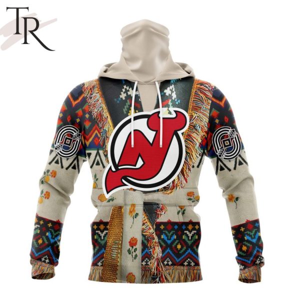 NHL New Jersey Devils Special Native Costume Design Hoodie
