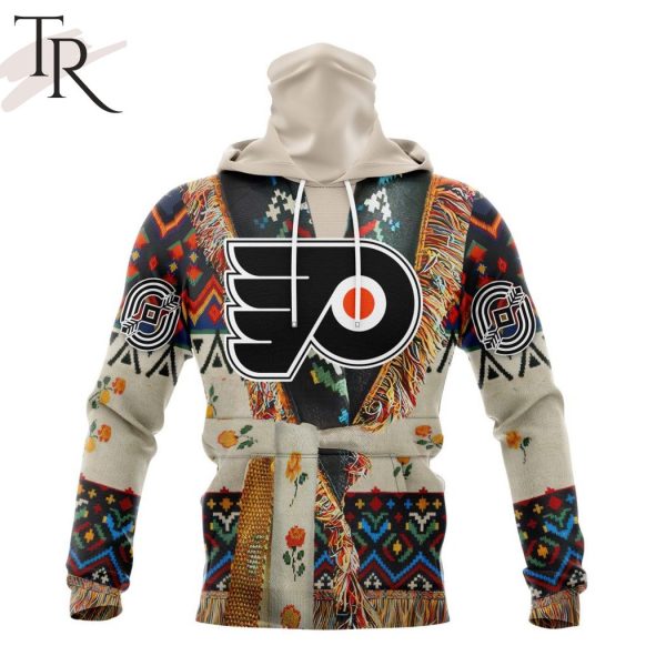 NHL Philadelphia Flyers Special Native Costume Design Hoodie