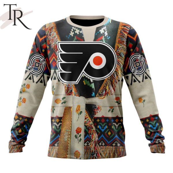 NHL Philadelphia Flyers Special Native Costume Design Hoodie