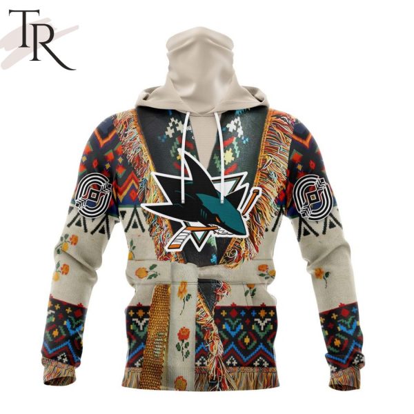 NHL San Jose Sharks Special Native Costume Design Hoodie