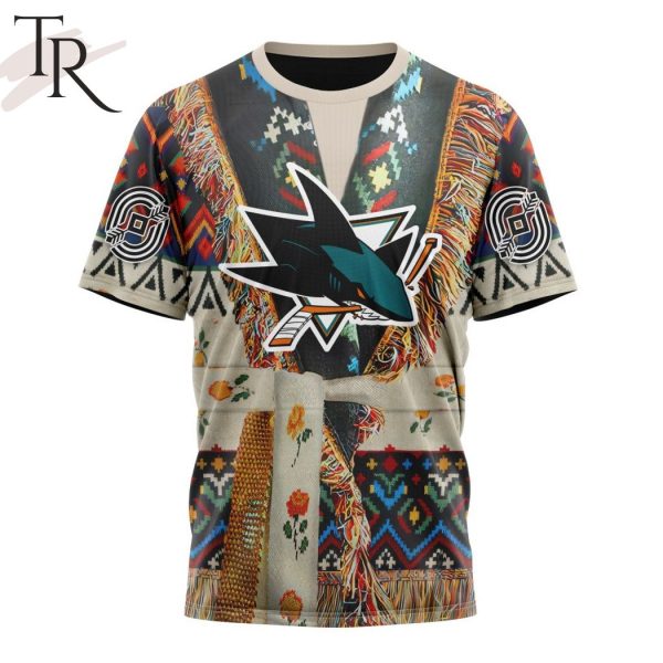 NHL San Jose Sharks Special Native Costume Design Hoodie