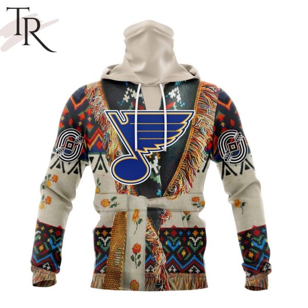 NHL St. Louis Blues Special Native Costume Design Hoodie