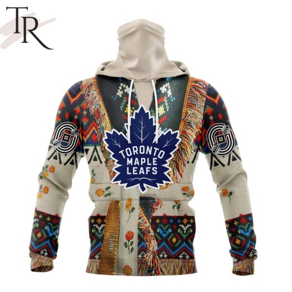 NHL Toronto Maple Leafs Special Native Costume Design Hoodie
