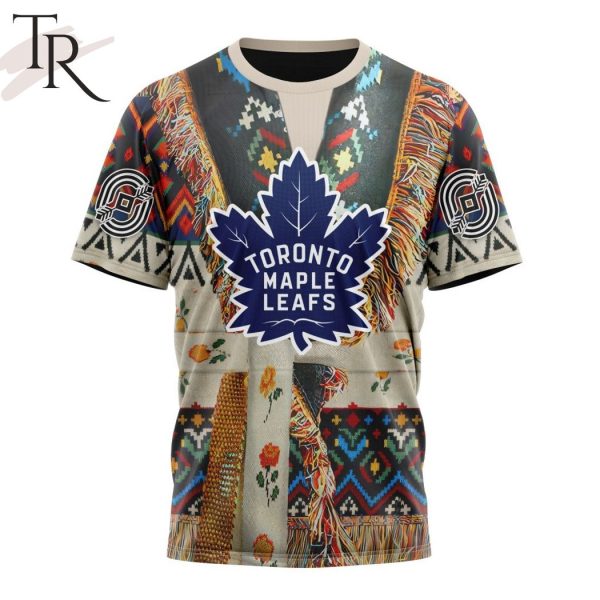 NHL Toronto Maple Leafs Special Native Costume Design Hoodie