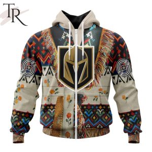 NHL Vegas Golden Knights Special Native Costume Design Hoodie