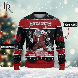 Megadeth We Dance Like Marionettes Swaying To The Symphony Of Christmas Ugly Sweater