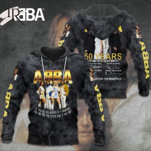 ABBA I Have A Dream 50 Years 1974 – 2024 Thank You For The Memories Hoodie