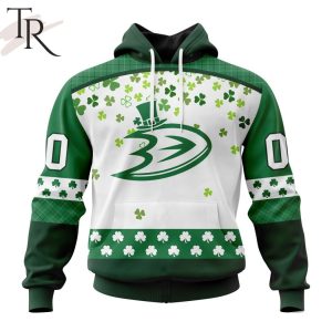 Personalized NHL Anaheim Ducks Special Design For St. Patrick Day Hoodie