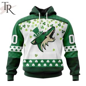 Personalized NHL Arizona Coyotes Special Design For St. Patrick Day Hoodie