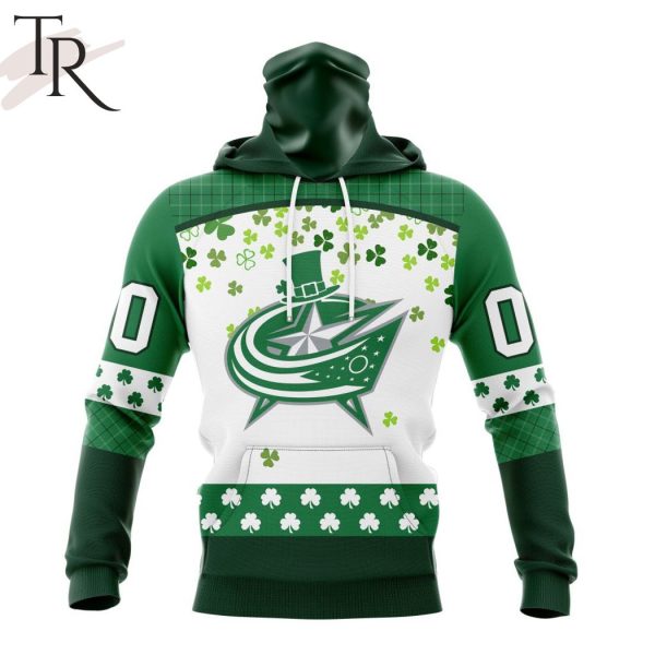 Personalized NHL Columbus Blue Jackets Special Design For St. Patrick Day Hoodie